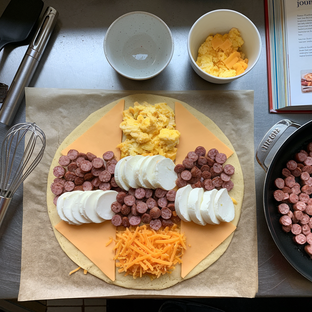 School Breakfast Pizza