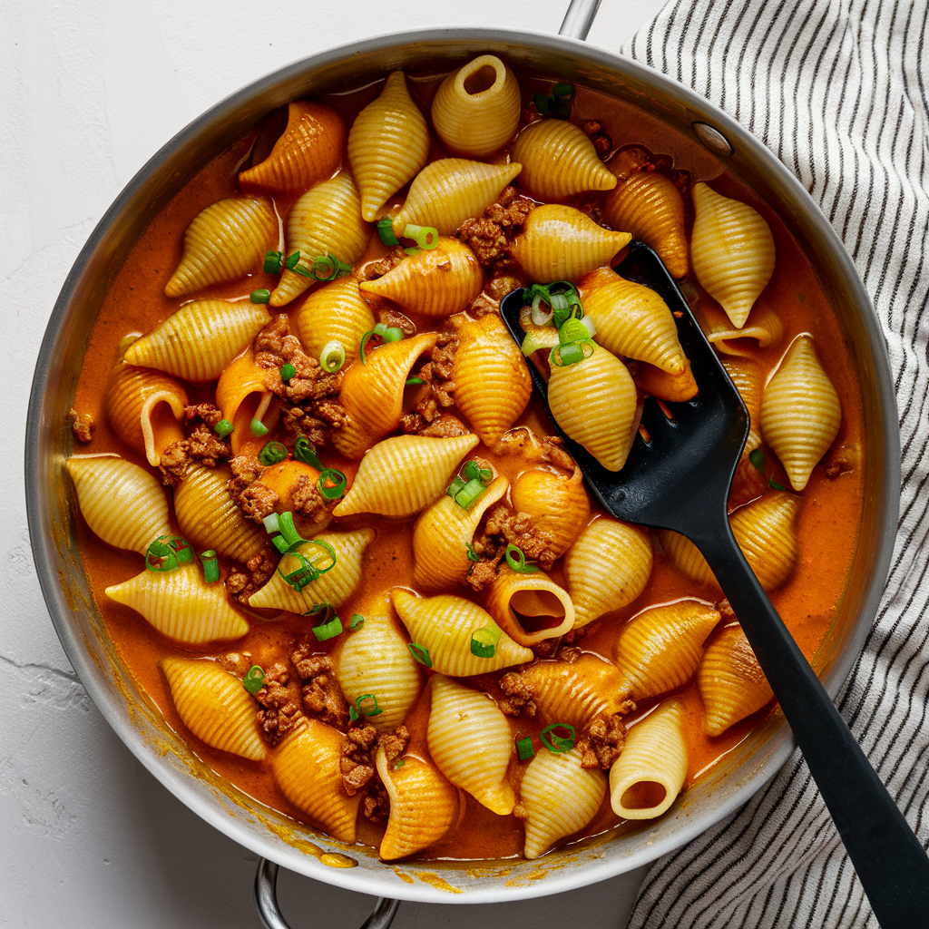 A single plate of pasta with fresh herbs and a glass of wine