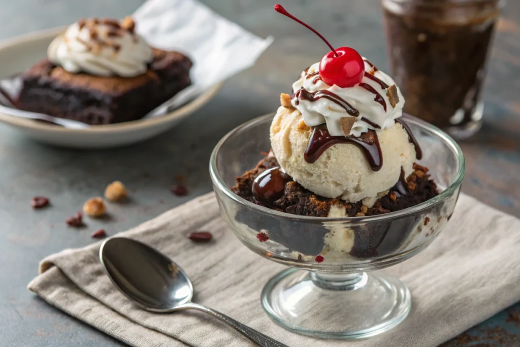 Brownie Sundae Delight