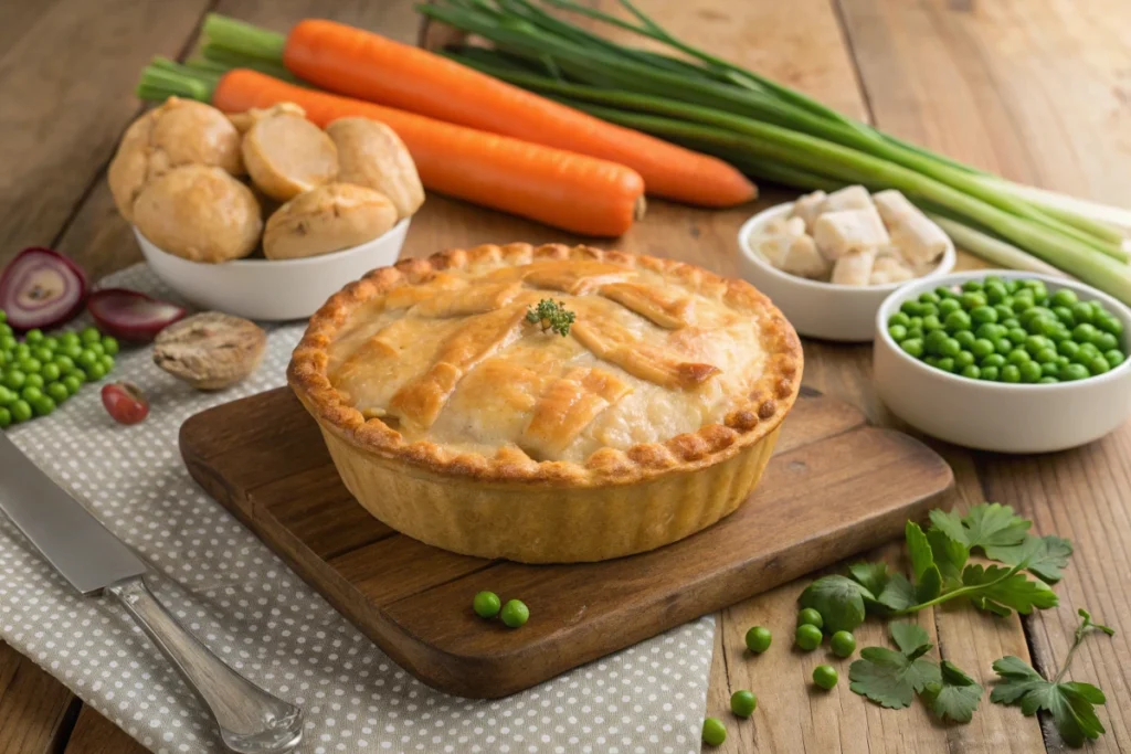 Chicken Pot Pie With Golden Crust