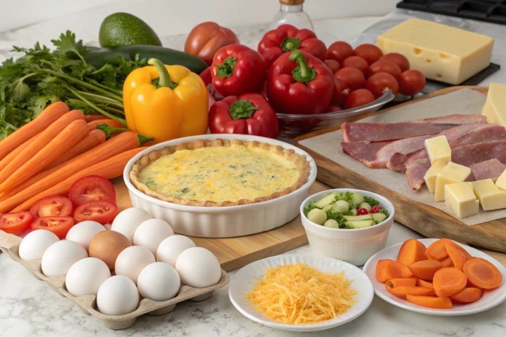Clark's Quiche Ingredients