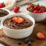 Creamy Chocolate Pudding In A Bowl