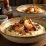 Plated Old Charleston Style Shrimp And Grits