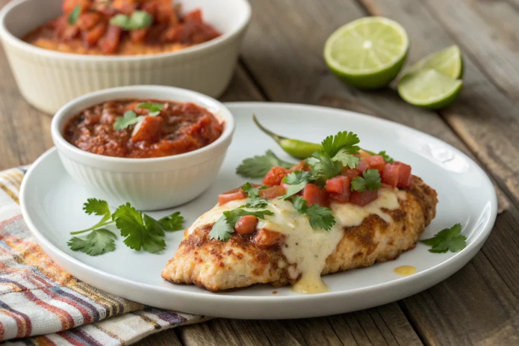 Plated Salsa Chicken