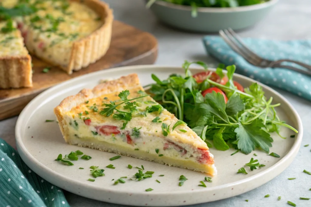 Serving Clark’s Quiche