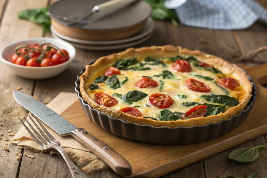 Tortilla Quiche Bake